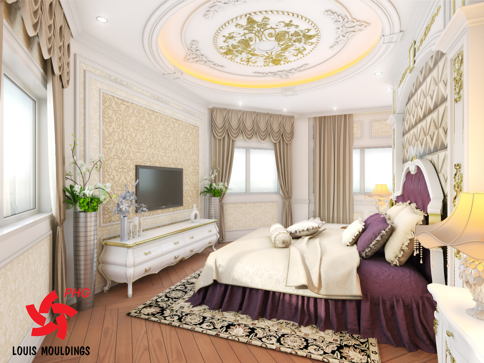 Sử Dụng Phào Chỉ Tân Cổ Điển Cho Dinh Thự, Biệt Thự Cao Cấp