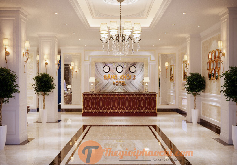 Ứng dụng phào chỉ Tân Cổ Điển trong trang trí khách sạn