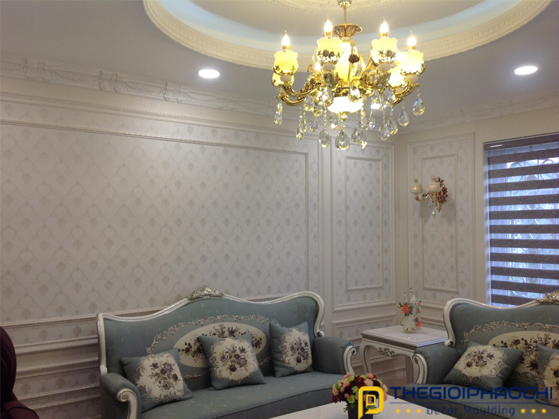 Giấy Dán Tường Hàn Quốc Họa Tiết Tân Cổ Điển