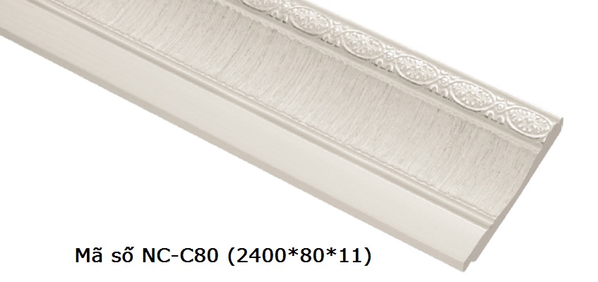 Len Chân Tường Nhựa Cao Cấp NC-C80