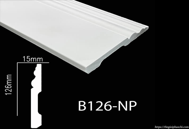 Len Chân Tường Nhựa PS Hàn Quốc NP-B126