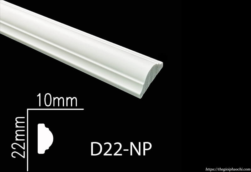 Phào Chỉ Tường Nhựa PS Hàn Quốc NP-D22