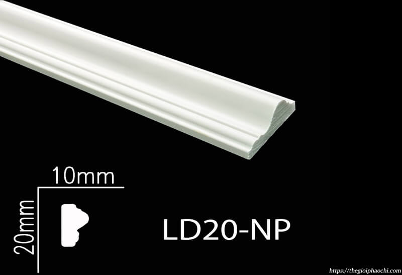 Phào Chỉ Tường Nhựa PS Hàn Quốc NP-LD20