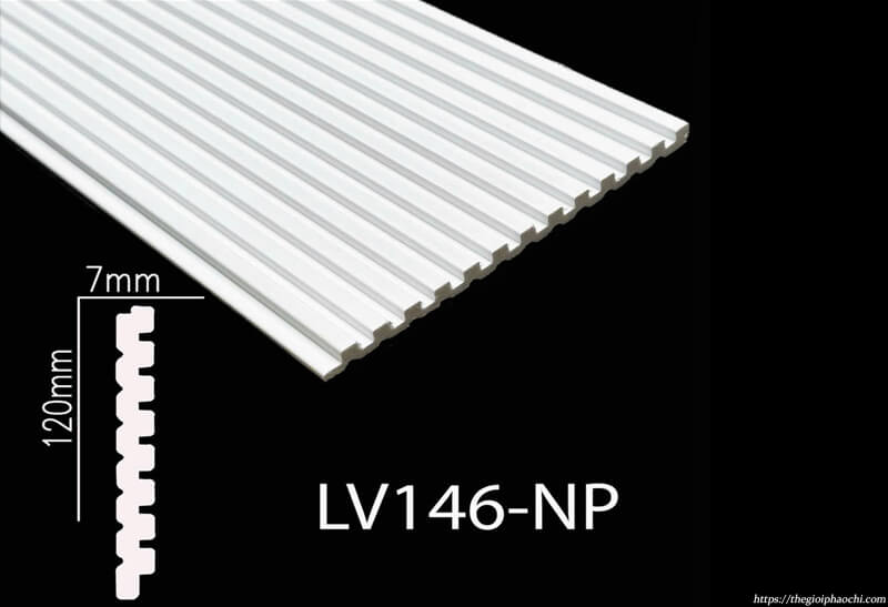 Tấm Ốp Tường Nhựa PS Hàn Quốc Sóng Vuông LV-146
