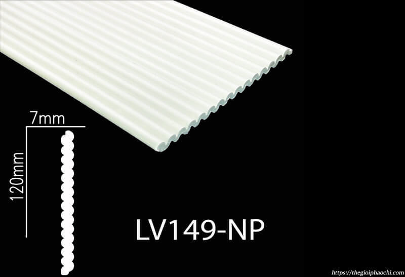 Tấm Ốp Tường Nhựa PS Hàn Quốc Sóng Vuông LV-149